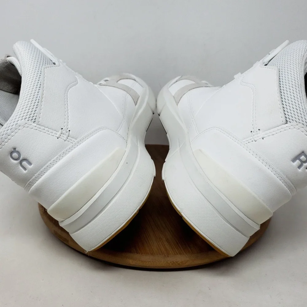 On The Roger Clubhouse Mid Shoes Mens 10.5 White Sneaker Casual Tennis Court